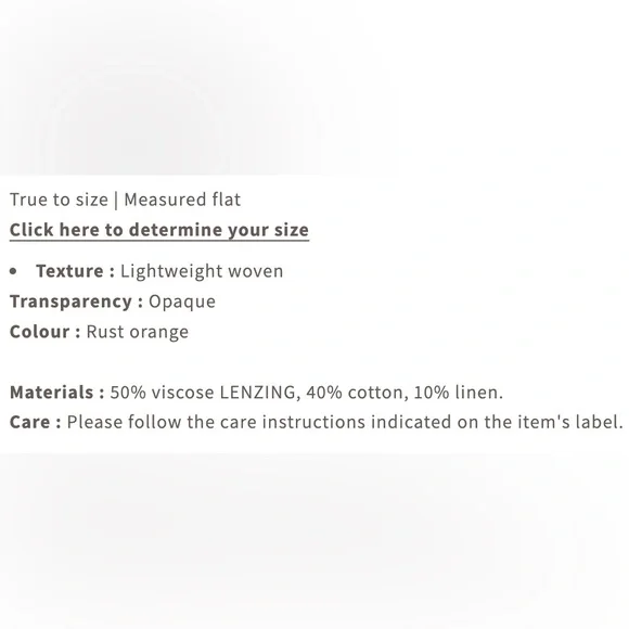 Rust button up dress - Picture 5 of 5